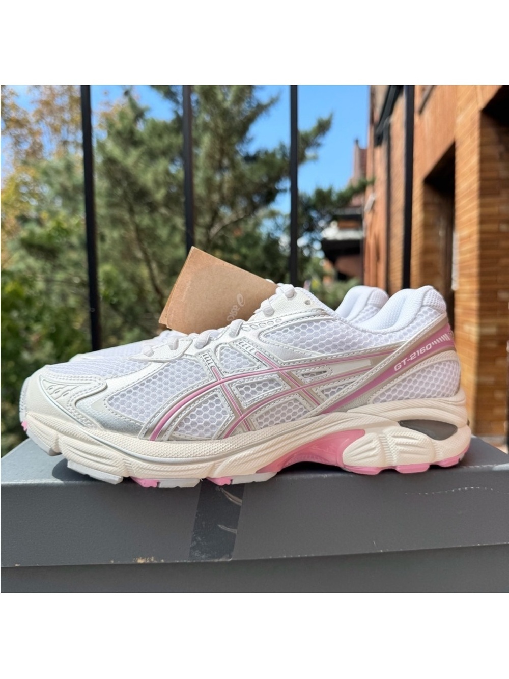 New ASICS GT-2160 Sneakers Sweet Pink White Women's Size 8.5 - Picture 6 of 10